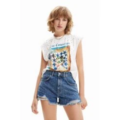 Dames-T-shirt Desigual Amsterdam