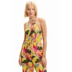 Dames Jumpsuit Desigual Tropical Party -Moss Kopenhagen-winkel desigual 24swmw22 8018 2