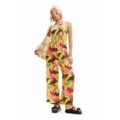 Dames Jumpsuit Desigual Tropical Party -Moss Kopenhagen-winkel desigual 24swmw22 8018 3