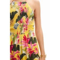 Dames Jumpsuit Desigual Tropical Party -Moss Kopenhagen-winkel desigual 24swmw22 8018 4