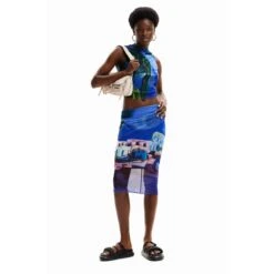 Damestanktop Desigual Cloud Lacroix -Moss Kopenhagen-winkel desigual 24swtka4 5074 3