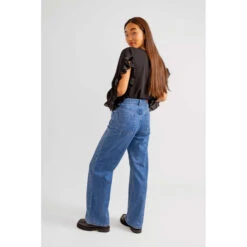 Damesjeans Met Hoge Taille In Stone Flare Katoen F.A.M. Paris Forest 9 Damesjeans Met Hoge Taille In Stone Flare Katoen F.A.M. Paris Forest -Moss Kopenhagen-winkel f a m paris fl 20 w stone 3