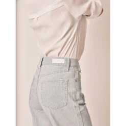 Katoenen Jeans Met Hoge Taille En Uitlopende Pijpen F.A.M. Paris Forest -Moss Kopenhagen-winkel f a m paris fl 80 w stripe 3