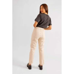 Damesjeans In Ecru Katoenen Mid-rise Jeans F.A.M. Paris Patricia -Moss Kopenhagen-winkel f a m paris fl 95 mfn greige 3