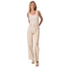 Damesjeans Met Hoge Taille En Uitlopende Pijpen In Ecru Stretchkatoen F.A.M. Paris Fauve -Moss Kopenhagen-winkel f a m paris fl 98 w greige 0