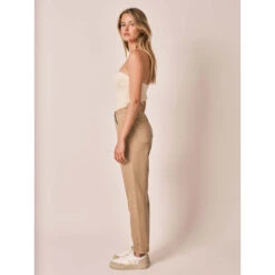 Damesjeans Met Hoge Taille En Slank Sandaaltje F.A.M. Paris Polly -Moss Kopenhagen-winkel f a m paris lf 99 mf sand 2