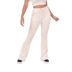 Uitlopende Damesbroek Met Dubbel Logo In Velours Project X Paris -Moss Kopenhagen-winkel f214109 iv 1