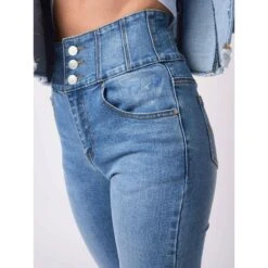 Dames Skinny Jeans Met Hoge Taille Project X Paris 11 Dames Skinny Jeans Met Hoge Taille Project X Paris -Moss Kopenhagen-winkel f2190021a bl 3
