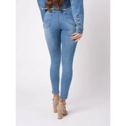 Dames Skinny Jeans Met Hoge Taille Project X Paris 10 Dames Skinny Jeans Met Hoge Taille Project X Paris -Moss Kopenhagen-winkel f2190021a bl 5