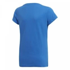 Kinder-T-shirt Adidas Essentials Linear -Moss Kopenhagen-winkel fm7022 app photo back center white