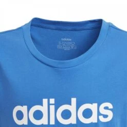 Kinder-T-shirt Adidas Essentials Linear -Moss Kopenhagen-winkel fm7022 app photo detail 2 white