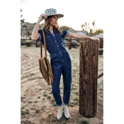 Freeman T. Porter Jumpsuit Jeans Vrouwen Freeman T Porter Tifany -Moss Kopenhagen-winkel freeman t porter 22125983 f2078 filipina blue 2