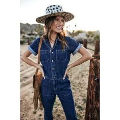 Freeman T. Porter Jumpsuit Jeans Vrouwen Freeman T Porter Tifany -Moss Kopenhagen-winkel freeman t porter 22125983 f2078 filipina blue 5