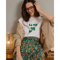 Damesrok Grace & Mila Elisa -Moss Kopenhagen-winkel grace mila elisa 11341 vert 3 nw