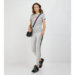 Dames-T-shirt Met Ronde Hals Guess Original -Moss Kopenhagen-winkel guess w1yi1b i3z14 lmgy light melange grey m 5