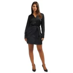 Damesjurk Met Lange Mouwen Guess Es Alya -Moss Kopenhagen-winkel guess w2bk83 wf1t2 jblk 2