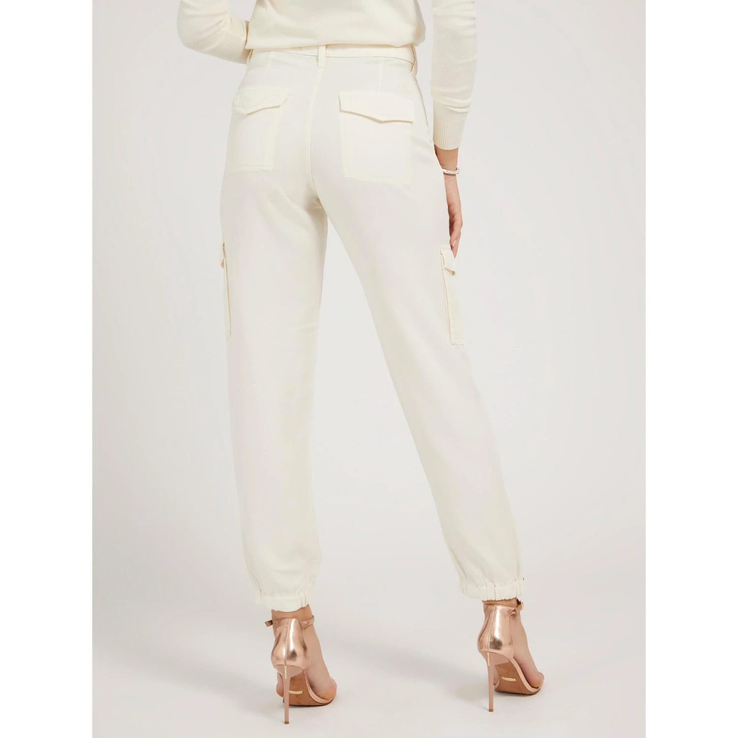 Cargo Broek Chino Dames Guess Es Bowie 6 Cargo Broek Chino Dames Guess Es Bowie - Afbeelding 4