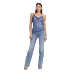 Damestanktop Guess Daria Chain -Moss Kopenhagen-winkel guess w3bh61 wfqa0 fb24 14