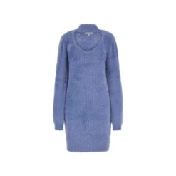 Damesjurk Met Lange Mouwen En V-hals Guess Cutout Sadie