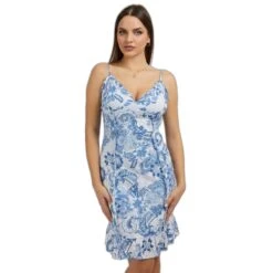 Mini Jurk Voor Vrouwen Guess Straps Amal -Moss Kopenhagen-winkel guess w3gk23 kalq0 p7fr white 1