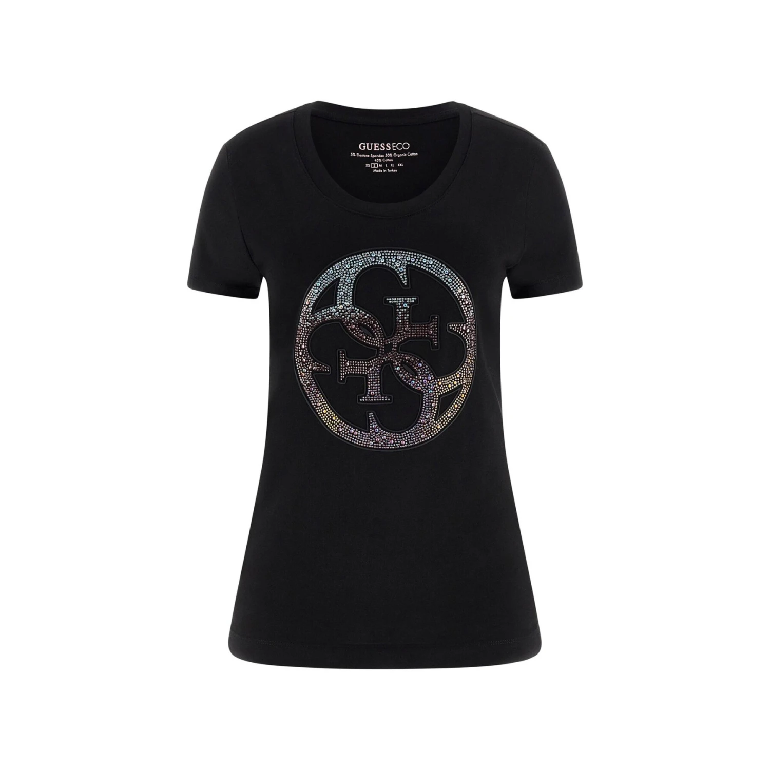 Dames-T-shirt Guess 4G Logo 3 Dames-T-shirt Guess 4G Logo