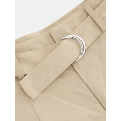 Cargo Broek Voor Dames Guess Rico -Moss Kopenhagen-winkel guess w4rb18 wfvv0 g1l7 foamy taupe 2
