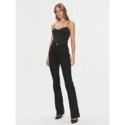 Damestanktop Guess Maia -Moss Kopenhagen-winkel guess w4rh17 wd1r2 jblk jet black a996 3