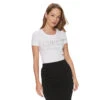Dames-T-shirt Guess Stones Logo 2 Dames-T-shirt Guess Stones Logo -Moss Kopenhagen-winkel guess w4ri39 j1314 g011 pure white 1