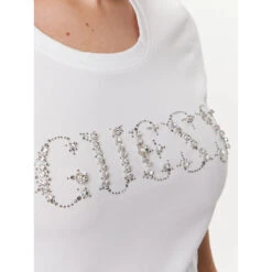 Dames-T-shirt Guess Stones Logo -Moss Kopenhagen-winkel guess w4ri39 j1314 g011 pure white 5