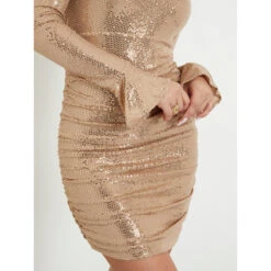 Omkeerbare Damesjurk Met Lange Mouwen Guess Britney -Moss Kopenhagen-winkel guess w4rk42 kbjg0 gdmt 16