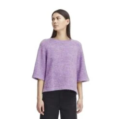 Dames-T-shirt Ichi Daisie 13 Dames-T-shirt Ichi Daisie -Moss Kopenhagen-winkel ichi 20119060 1538171 lavender melange 4