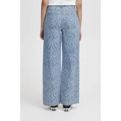 Damesjeans Ichi Biane Nti -Moss Kopenhagen-winkel ichi 20119503 202339 blue laser print 5