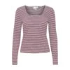 Dames-T-shirt Met Lange Mouwen Ichi Osvalda -Moss Kopenhagen-winkel ichi 20119627 191627 1