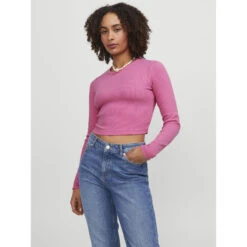 Dames-T-shirt Met Lange Mouwen Jack & Jones Feline -Moss Kopenhagen-winkel jack jones 12200402 4119906 3