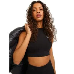 Vrouwen Naadloze Crop Top Jack & Jones Charlotte Athl -Moss Kopenhagen-winkel jack jones 12219893 4027812 3