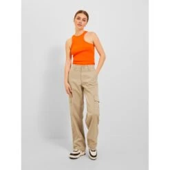 Rechte Cargo Broek Voor Dames Jack & Jones Kendal 11 Rechte Cargo Broek Voor Dames Jack & Jones Kendal -Moss Kopenhagen-winkel jack jones 12236946 4236832 3