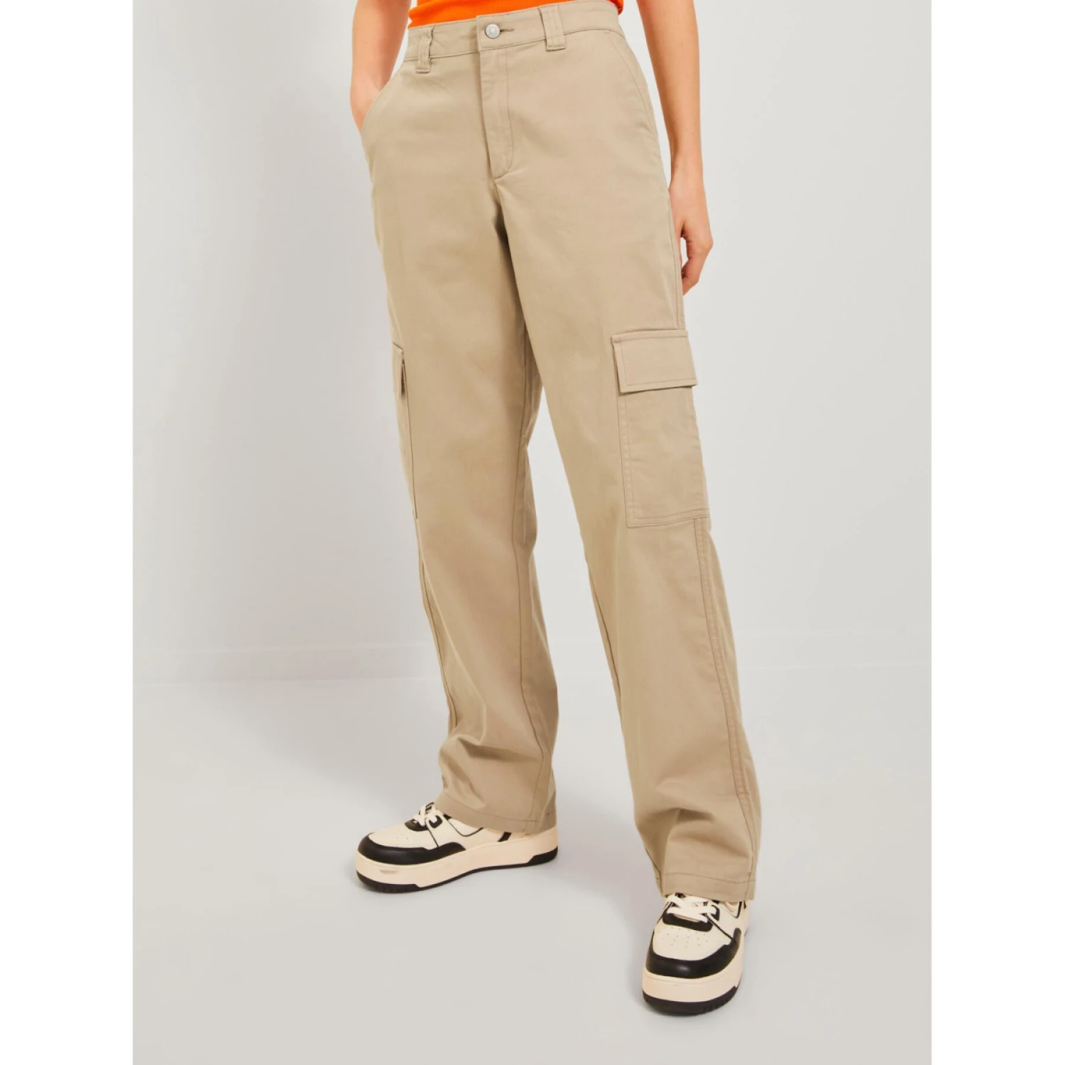 Rechte Cargo Broek Voor Dames Jack & Jones Kendal 9 Rechte Cargo Broek Voor Dames Jack & Jones Kendal - Afbeelding 7