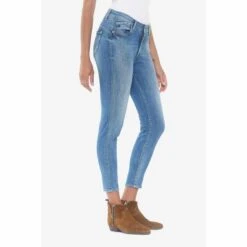 Slim Jeans Voor Dames Le Temps Des Cerises Fawn Pulp 7/8 N°4 -Moss Kopenhagen-winkel jffawn00w6005 1