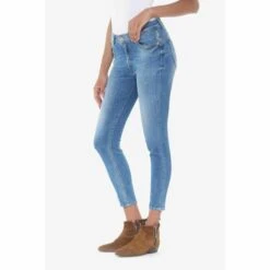 Slim Jeans Voor Dames Le Temps Des Cerises Fawn Pulp 7/8 N°4 -Moss Kopenhagen-winkel jffawn00w6005 4