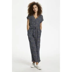 Dames Jumpsuit KAFFE Lona -Moss Kopenhagen-winkel kaffe 10504127 52737 midnight marine 4