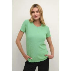Dames-T-shirt KAFFE Drew -Moss Kopenhagen-winkel kaffe 10507545 165825 4