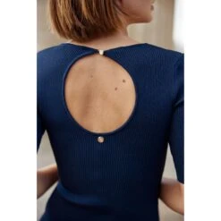 LA PETITE ETOILE Damesjurk La Petite Étoile Evaelle -Moss Kopenhagen-winkel la petite etoile evaelle marine 4