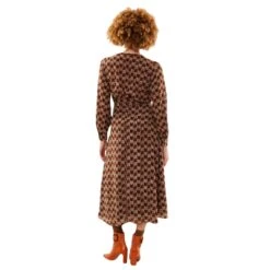 LA PETITE ETOILE Damesjurk La Petite Étoile Kamo 8 LA PETITE ETOILE Damesjurk La Petite Étoile Kamo -Moss Kopenhagen-winkel la petite etoile kamo marron marron 3