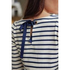 LA PETITE ETOILE Damesjurk La Petite Étoile Marita -Moss Kopenhagen-winkel la petite etoile marita ecru marine ecru marine 5