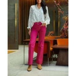 LA PETITE ETOILE Damesbroek La Petite Étoile Sonny -Moss Kopenhagen-winkel la petite etoile sonny t framboise framboise 3