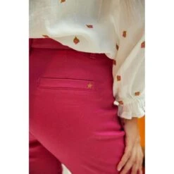 LA PETITE ETOILE Damesbroek La Petite Étoile Sonny -Moss Kopenhagen-winkel la petite etoile sonny t framboise framboise 4