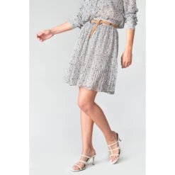 Plooirok Voor Dames Le Temps Des Cerises Absinth -Moss Kopenhagen-winkel le temps des cerises fabsinth0000000 0432 4