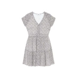 Jurk Met Korte Mouwen Voor Dames Le Temps Des Cerises Chardon