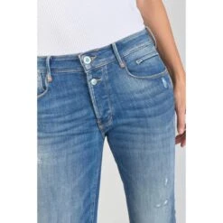 Jeans Hoge Taille Vrouw Le Temps Des Cerises Pulp C Kirr -Moss Kopenhagen-winkel le temps des cerises jfkirr00w1118 3001 1