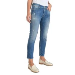 Jeans Hoge Taille Vrouw Le Temps Des Cerises Pulp C Kirr -Moss Kopenhagen-winkel le temps des cerises jfkirr00w1118 3001 3